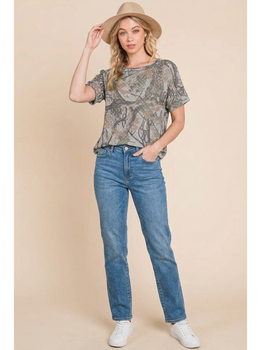 TA2543 Dotted Texture Knit Top