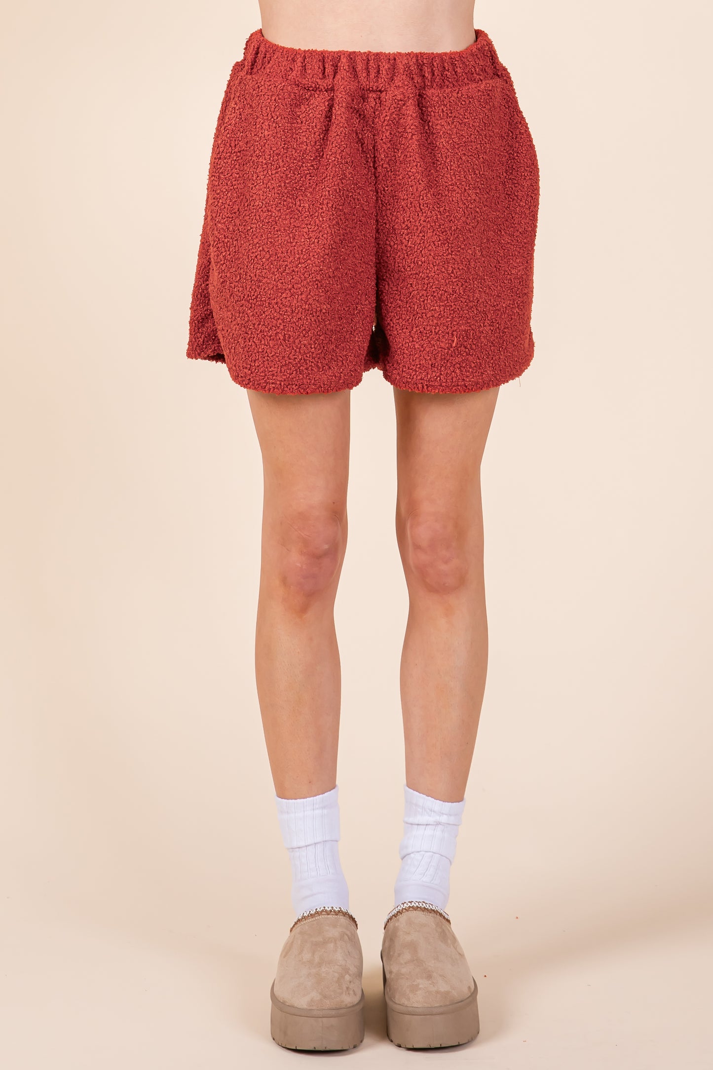 PA1098 Sherpa Shorts Loungewear