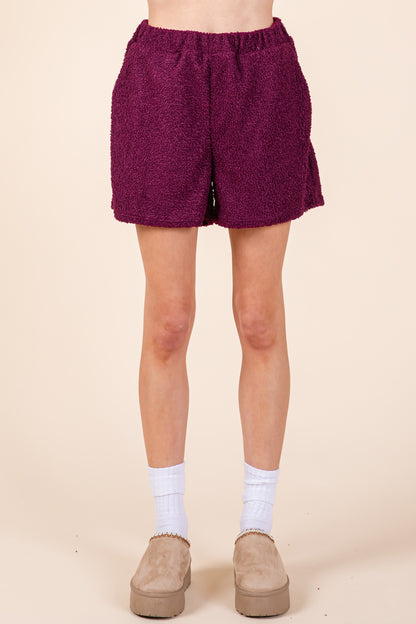 PA1098 Sherpa Shorts Loungewear