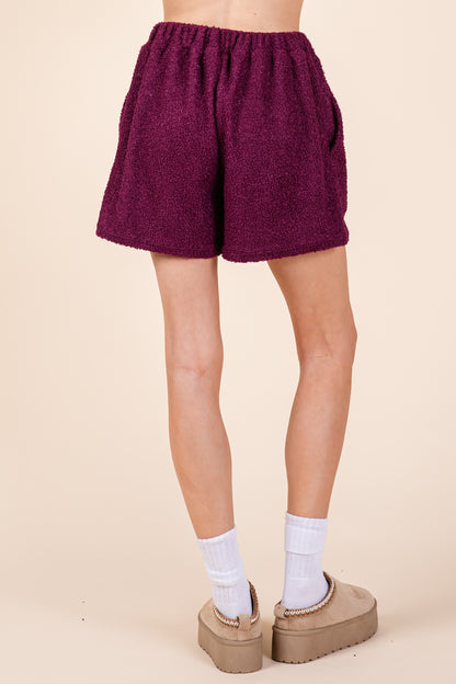 PA1098 Sherpa Shorts Loungewear