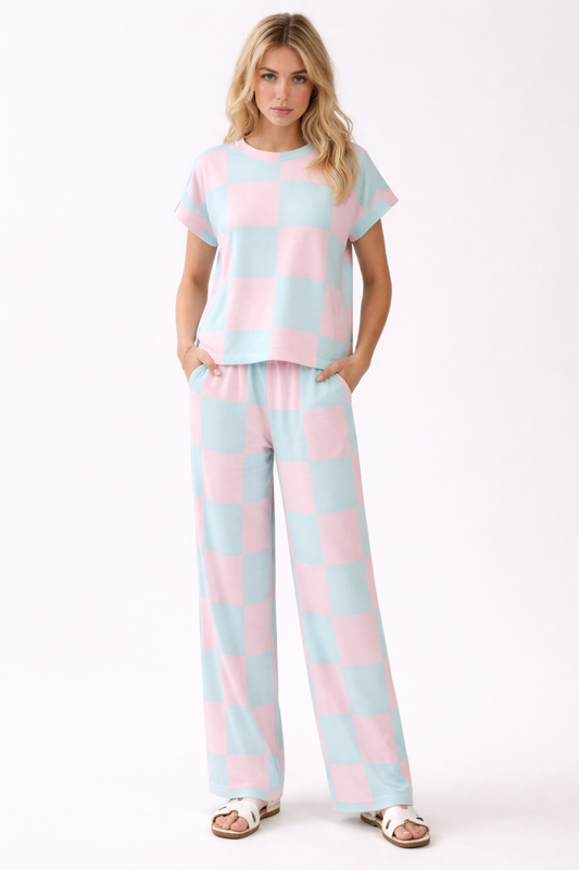 SET22 Checkerboard Lounge Set