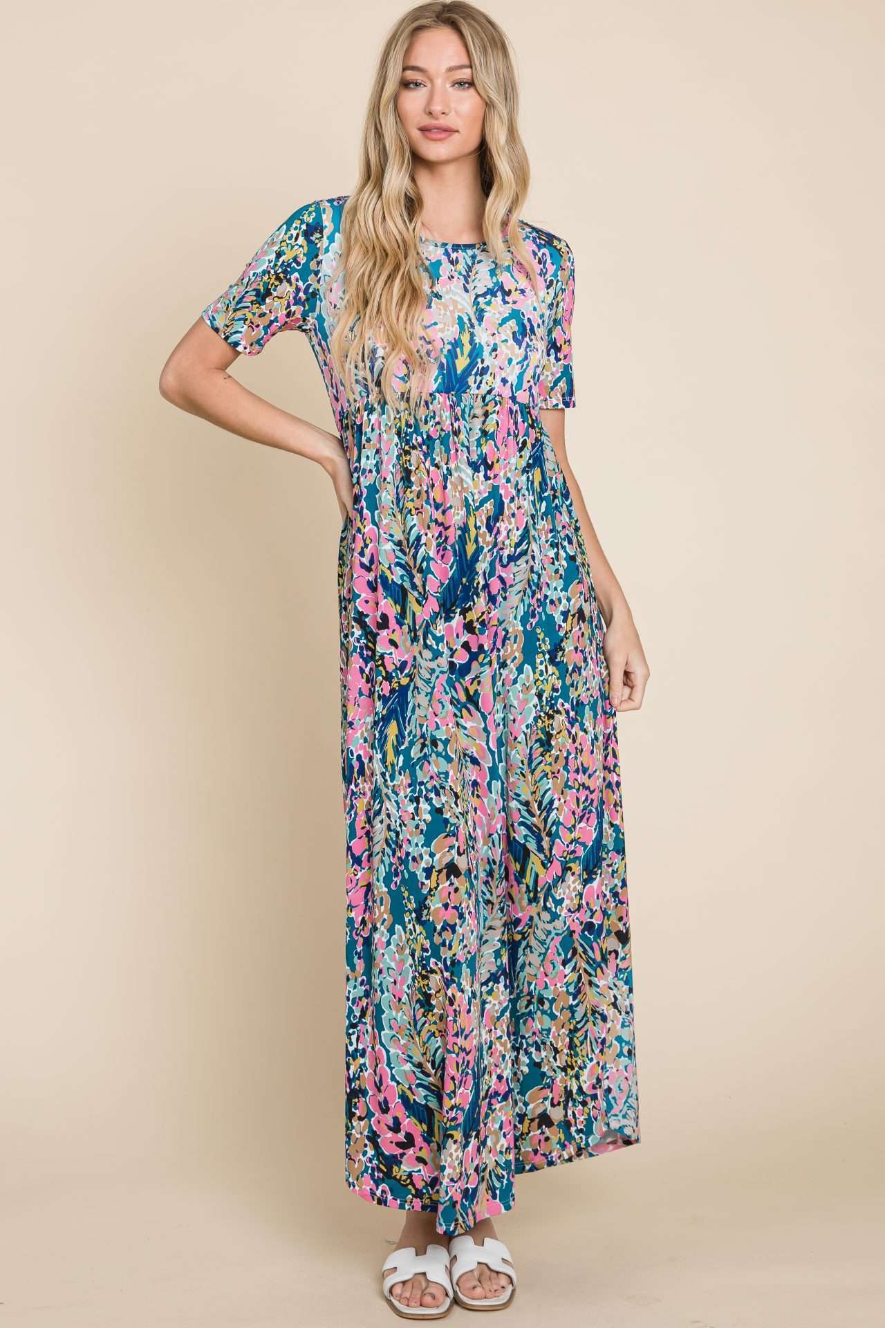 DA1511 Loose Summer Maxi Dress