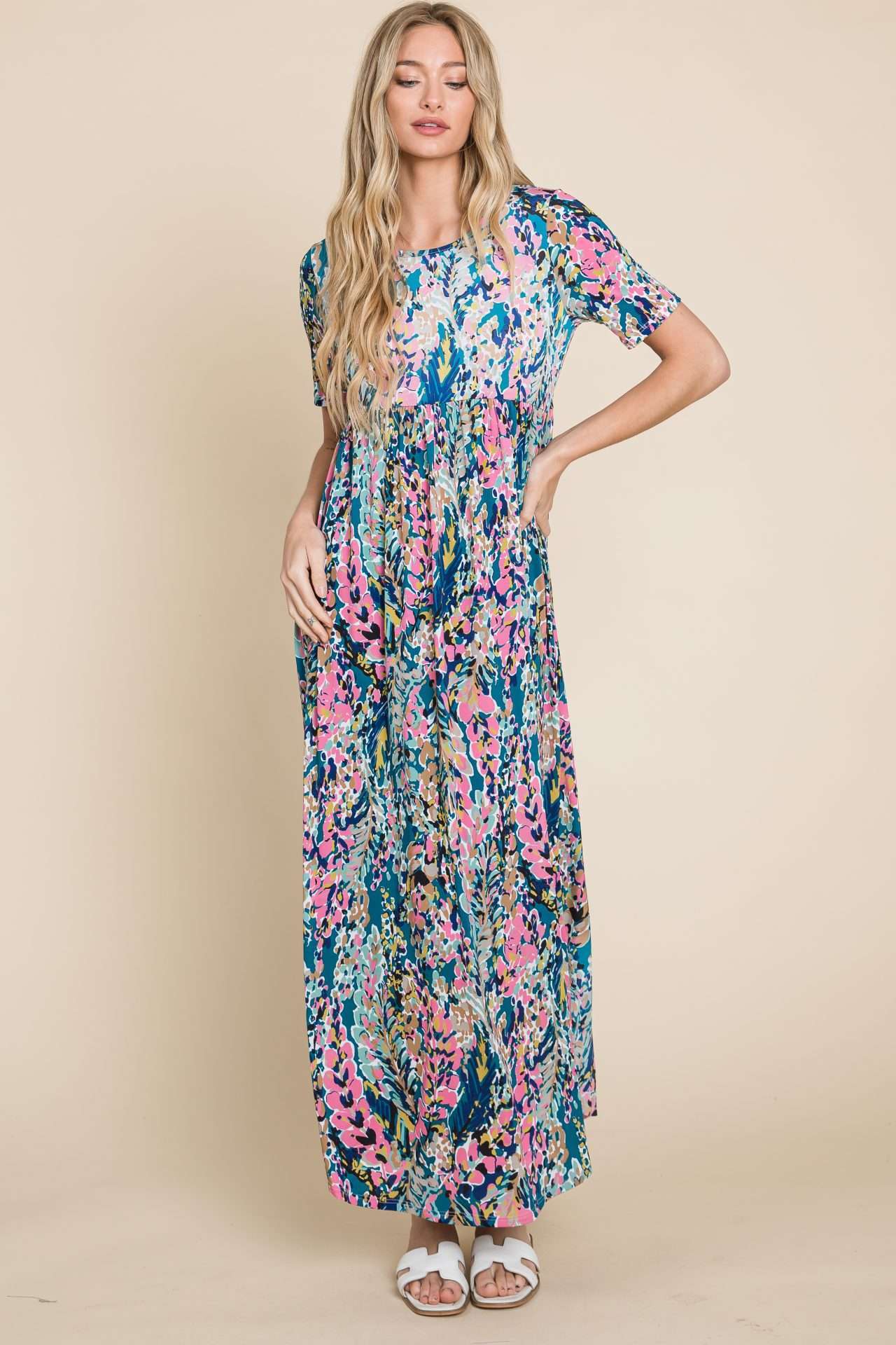 DA1511 Loose Summer Maxi Dress