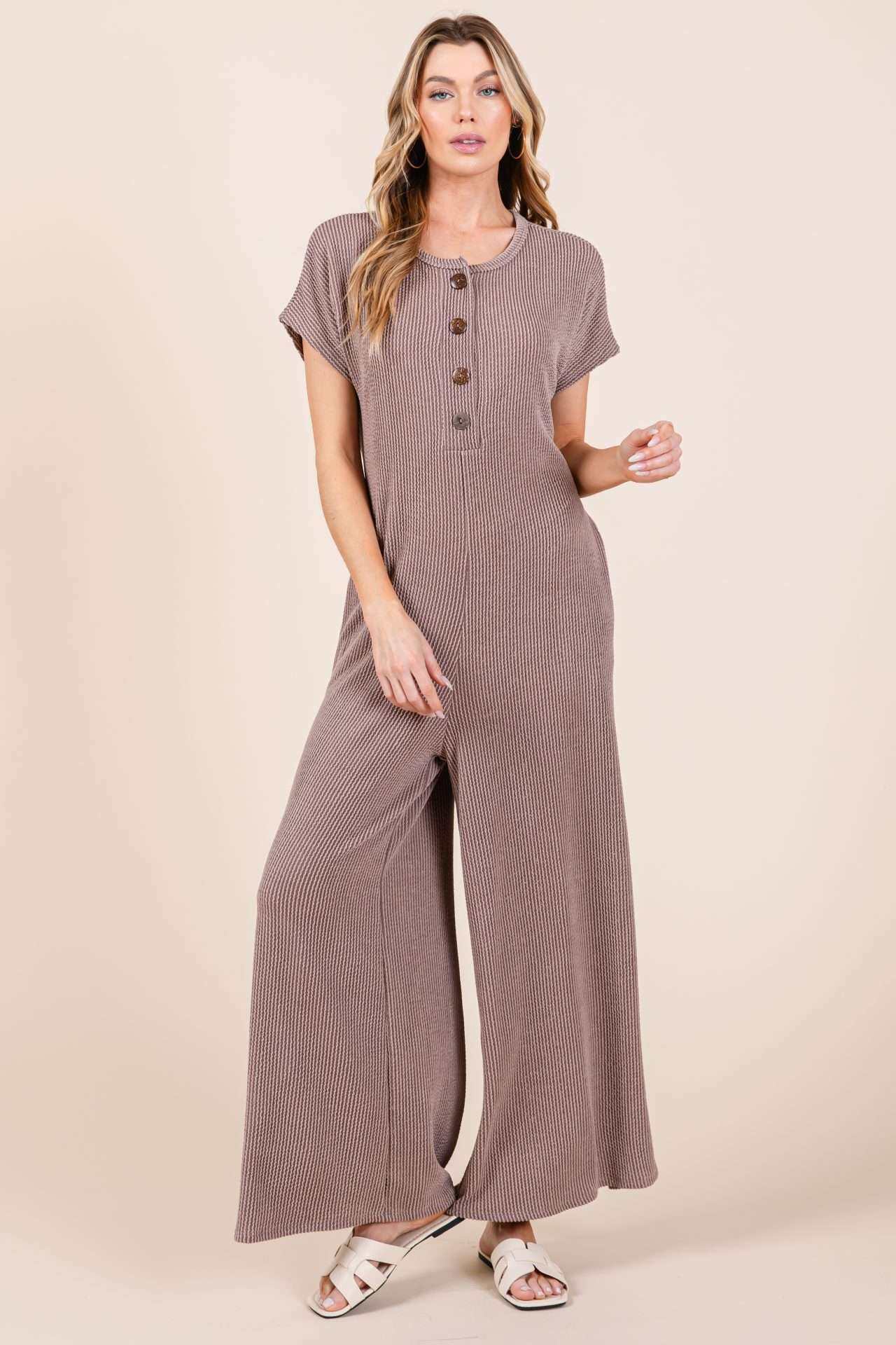 DA1563 RIBBED JUMPSUIT