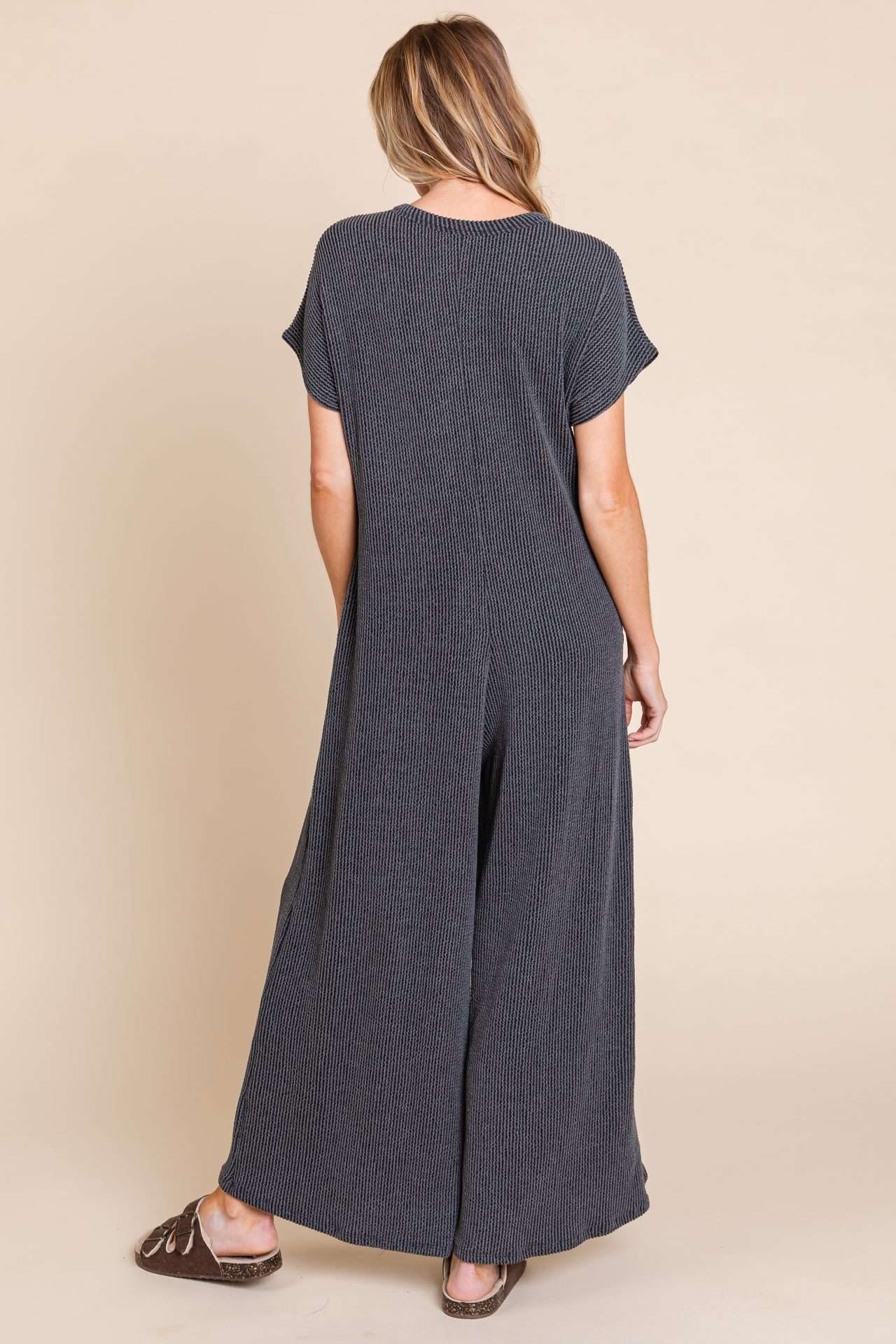 DA1563 RIBBED JUMPSUIT