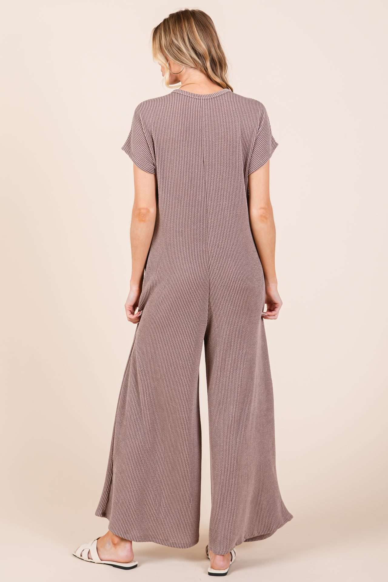 DA1563 RIBBED JUMPSUIT