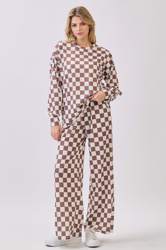 PA1152 Checkered Lounge Pants