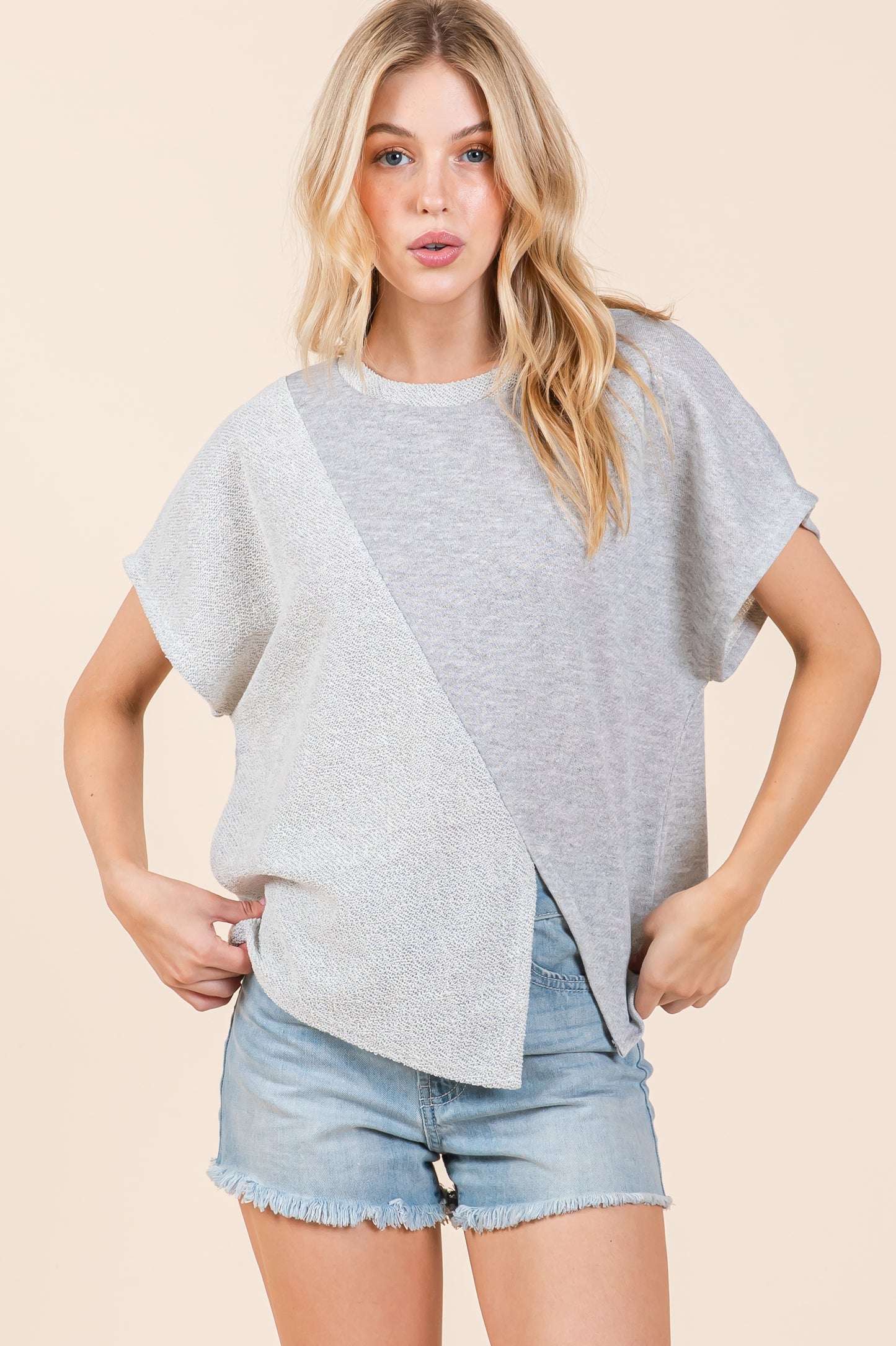 TA2289 ASYMMETRIC CLASSIC TEE