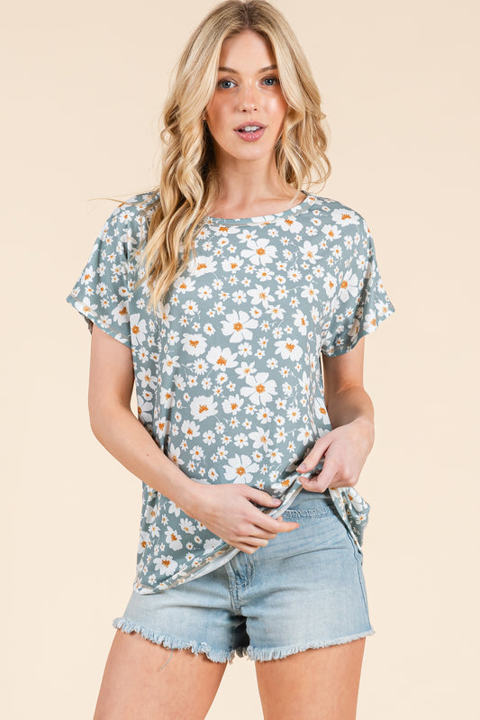 DAISY DELIGHT RELAXED FIT TEE