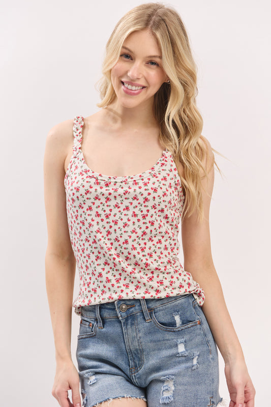 TA2380 Braided Strap Tank Top