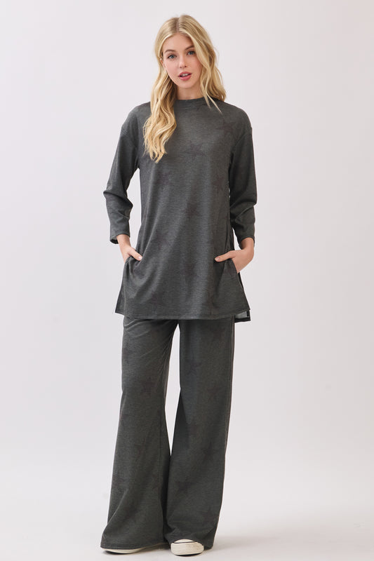Charcoal Star Lounge Set